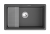 Кухонная мойка GRANULA KS-7303U, ШВАРЦ (чёрный металлик) Кухонная мойка GRANULA KS-7303U, ШВАРЦ (чёрный металлик)