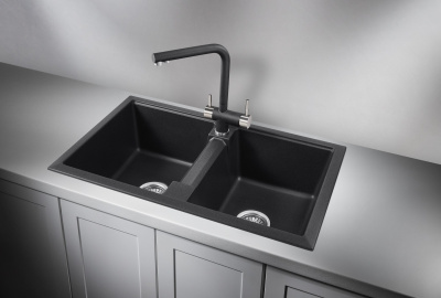 Кухонная мойка GRANULA GR-8101, ЧЁРНЫЙ