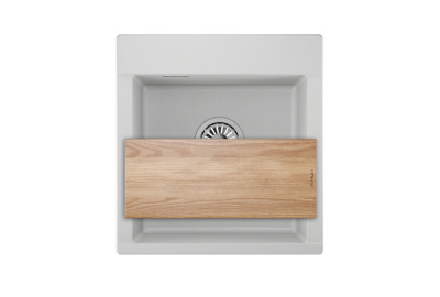 Кухонная мойка GRANULA ES-4701, АРКТИК (БЕЛЫЙ)