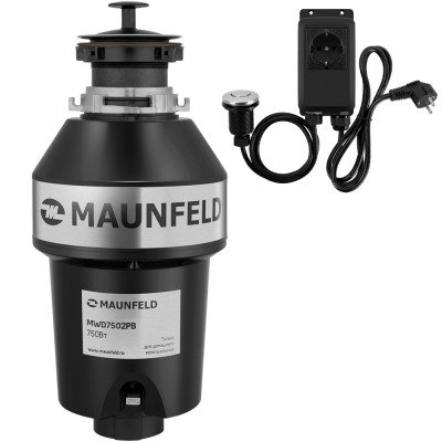 Измельчитель пищевых отходов с пневмокнопкой MAUNFELD MWD7502PB