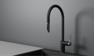 Кухонный смеситель GRANULA с выдвижным изливом и переключением на душ GR-8172, ТУРМАЛИН