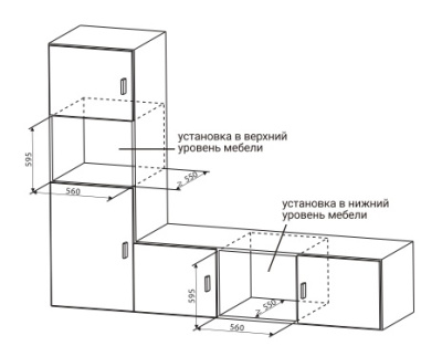 Электрический духовой шкаф с функцией пароварки Hiberg S-VMF 6515 B SMART