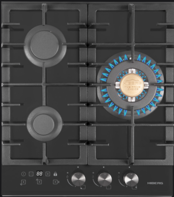 Газовая варочная панель Hiberg VM 4535 B