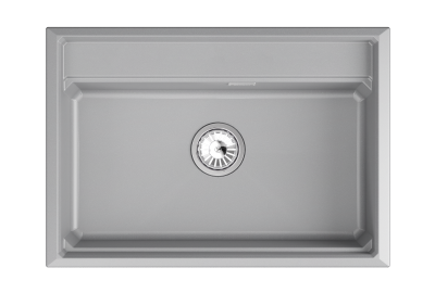 Кухонная мойка GRANULA KS-7301, АЛЮМИНИУМ