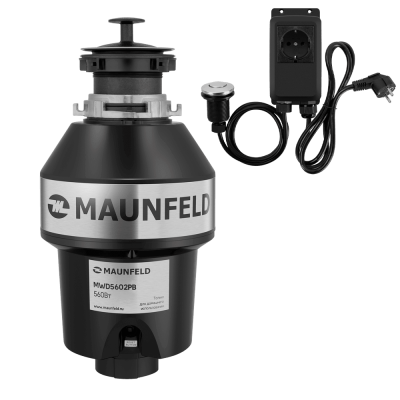 Измельчитель пищевых отходов с пневмокнопкой MAUNFELD MWD5602PB