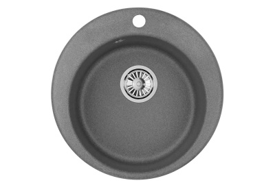 Кухонная мойка GRANULA GR-4801, ГРАФИТ (ЧЁРНО-СЕРЫЙ)
