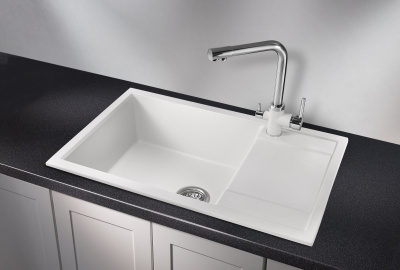 Кухонная мойка GRANULA GR-7805, АРКТИК (БЕЛЫЙ)