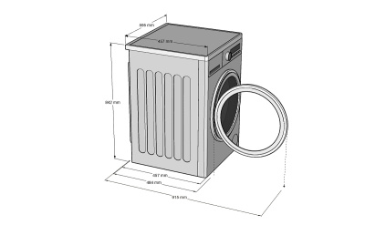 Стиральная узкая машина Korting KWM 45ID1477 N