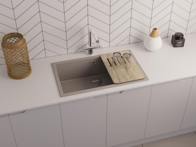 Кухонная мойка OMOIKIRI Yamakawa 75-U/I wh