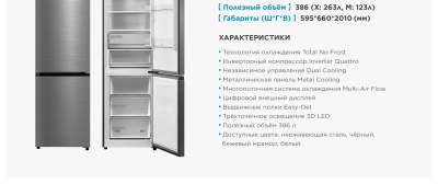 Холодильник Midea MDRB524MGE28ODM