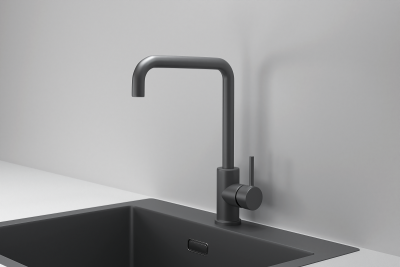 Кухонный смеситель GRANULA  KS-7110, ГРАФИТ МАТОВЫЙ