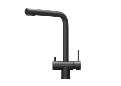 Кухонный смеситель GRANULA  KS-7011, ЧЕРНЫЙ МАТОВЫЙ