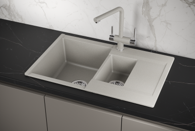 Кухонная мойка GRANULA ES-7808, БАЗАЛЬТ