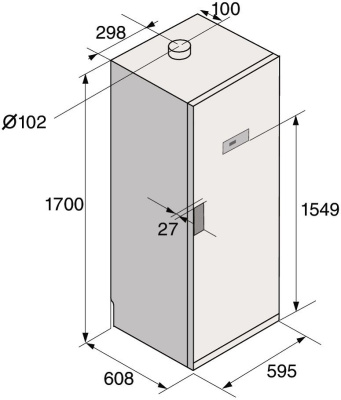 Сушильный шкаф отдельностоящий Asko DC7774V.W