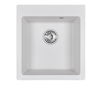 Кухонная мойка GRANULA GR-4651, АРКТИК (БЕЛЫЙ)