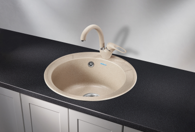 Кухонная мойка GRANULA ST-4802, БЕЖЕВЫЙ