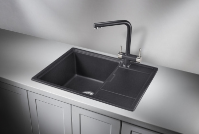 Кухонная мойка GRANULA GR-6503, ЧЁРНЫЙ