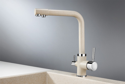 Кухонный смеситель GRANULA  GR-2015, ПИРИТ