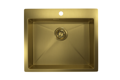 Кухонная мойка GRANULA GR-5951, ЗОЛОТО САТИН