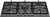 Варочная поверхность газовая Bertazzoni P905CHERNE