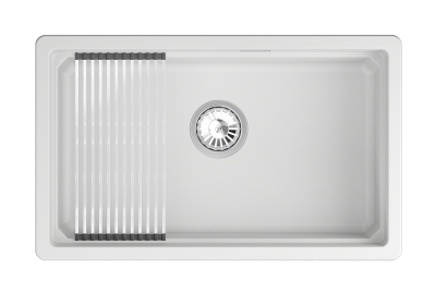 Кухонная мойка GRANULA KS-7303U, АРКТИК (БЕЛЫЙ)